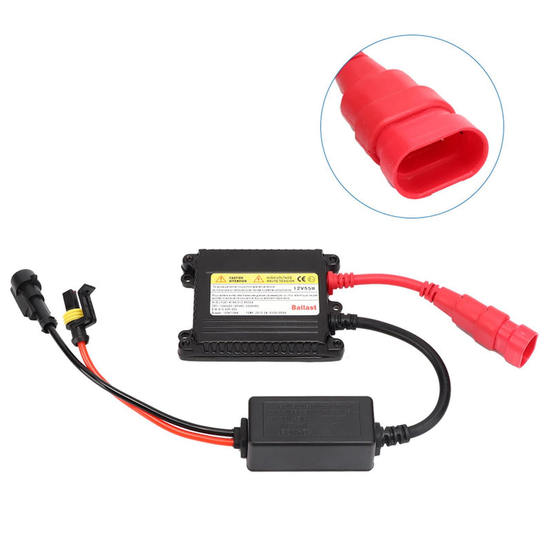 Xenon Retrofit Kit, 2 Pieces 12 V 55 W Ballast, Universal Digital DC Ballast Replacement Conversion Kit
