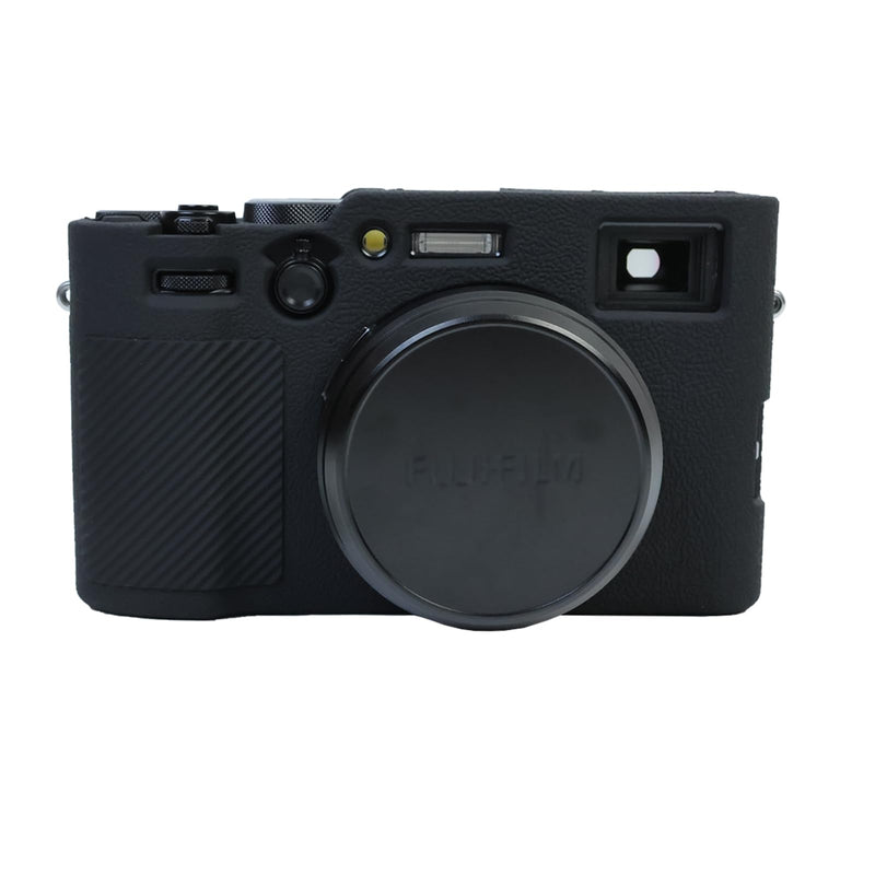 PCTC Silicone Case for Fuji X100 VI Camera,Accessories Compatible for Fuji X100 VI, Anti-Scratch Case for Fujifilm X100VI Camera(Black)