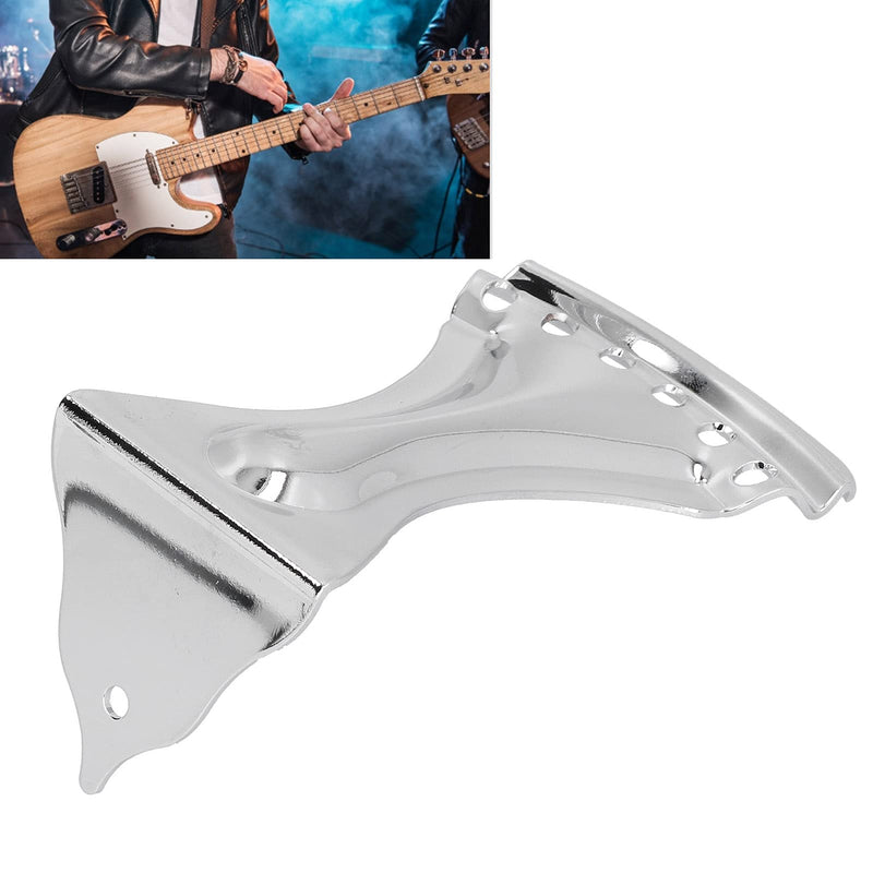 [AUSTRALIA] - 6 String Guitar Tailpiece, Silver Color Plated Good Sustain Tailpieces Replacement for Stringed Instrument Repair, Resonator Tailpiece Trapeze Tailpiece Guitar 