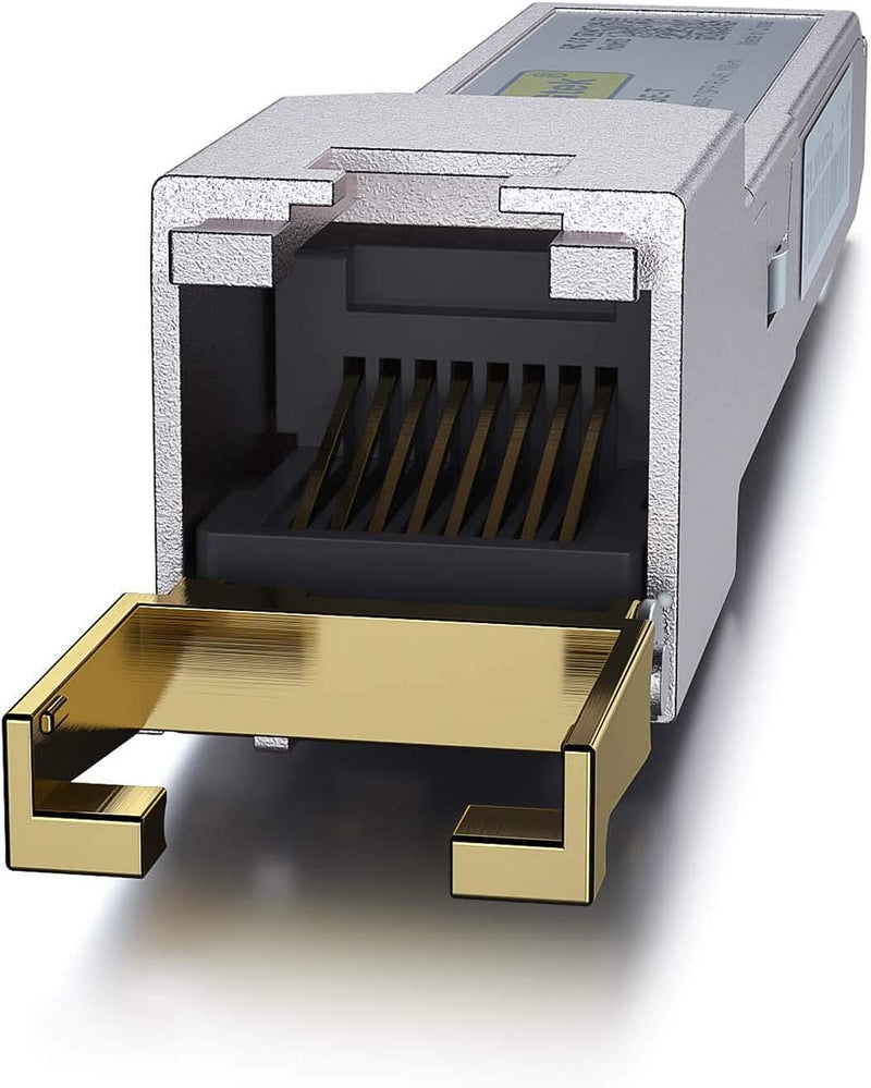 10Gtek [Pack of 2] HP Compatible 1G SFP RJ45 Transceiver J8177B/ J8177C, 1000Base-T Copper Module, up to 100 Metres 1000Base-T: 100m