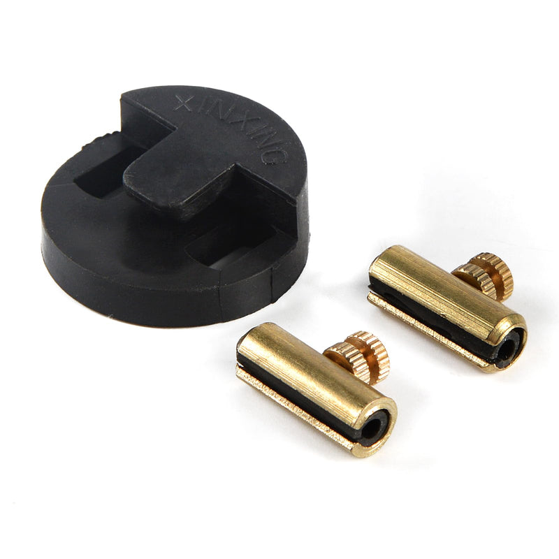 RUIAN 2Pcs Cello Wolf Tone Eliminator Suppressor Clip with Rubber Mute