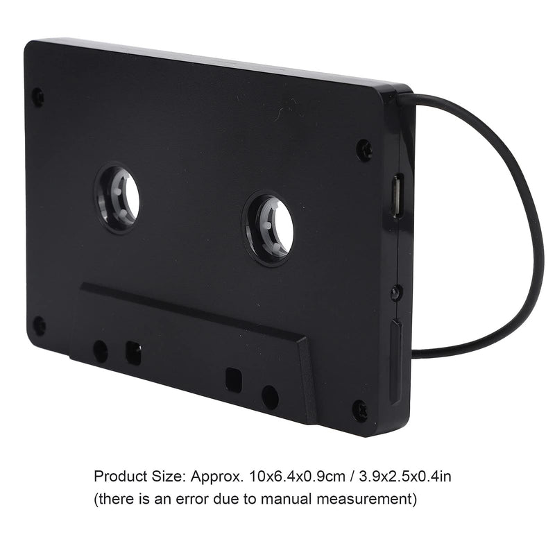 Car Bluetooth Cassette Adapter, ABS Plastic Bluetooth Tape Converter MP3 Player Audio Converter for Car