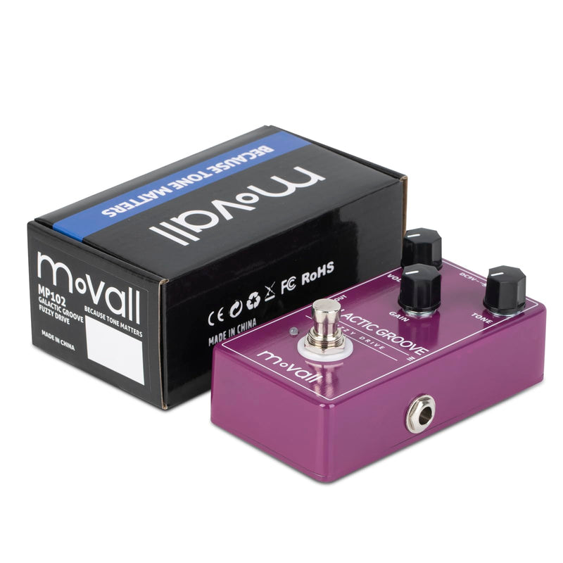 Movall MP102 Galactic Groove Fuzzy Drive - Fuzz Guitar Effect Pedal