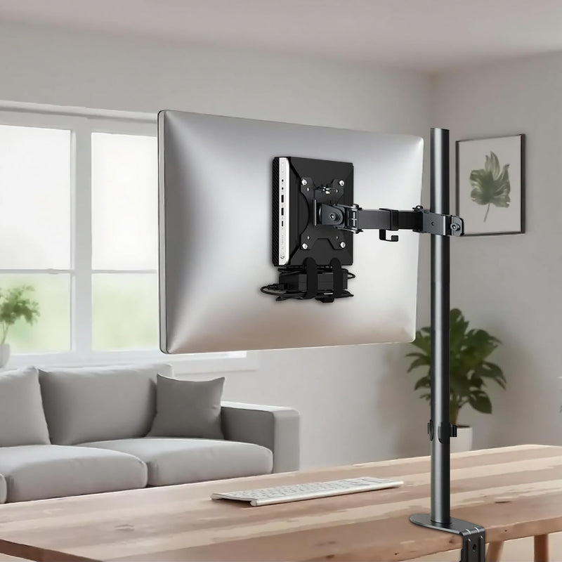 Mini PC VESA Mount Compatible with HP Desktop Mini, HPProDeskMini,EliteDeskMini, Wall VESA and Under Desk Mount for HPPro Mini 260 400,HPProDesk 400 405 600,HPEliteDesk 705 800 805 and More,1 Pack 1
