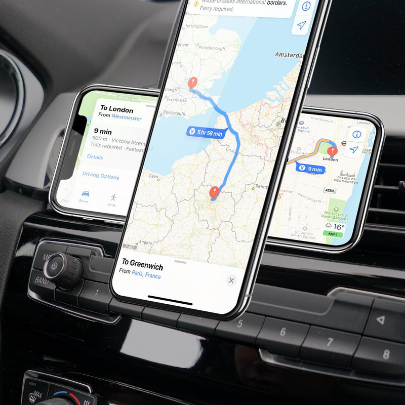 BEERTE Car Phone Holder fit for BMW X1 2022-2016 SUV sDrive28i xDrive28i,BMW X2 2022-2018 F48 F39 Car Phone Mount 360° Rotatable Phone Navigation for Smartphone (MagSafe) MagSafe
