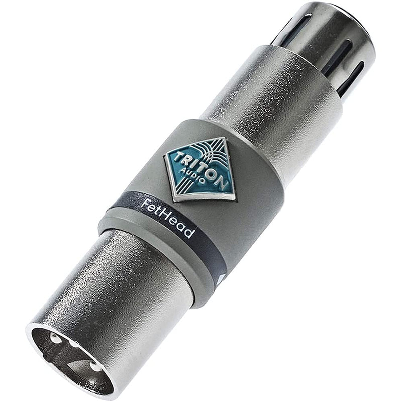 TRITON AUDIO FetHead In-Line Microphone Preamp for Ribbon and Dynamic Mics Bundle with 20" XLR-XLR Cable