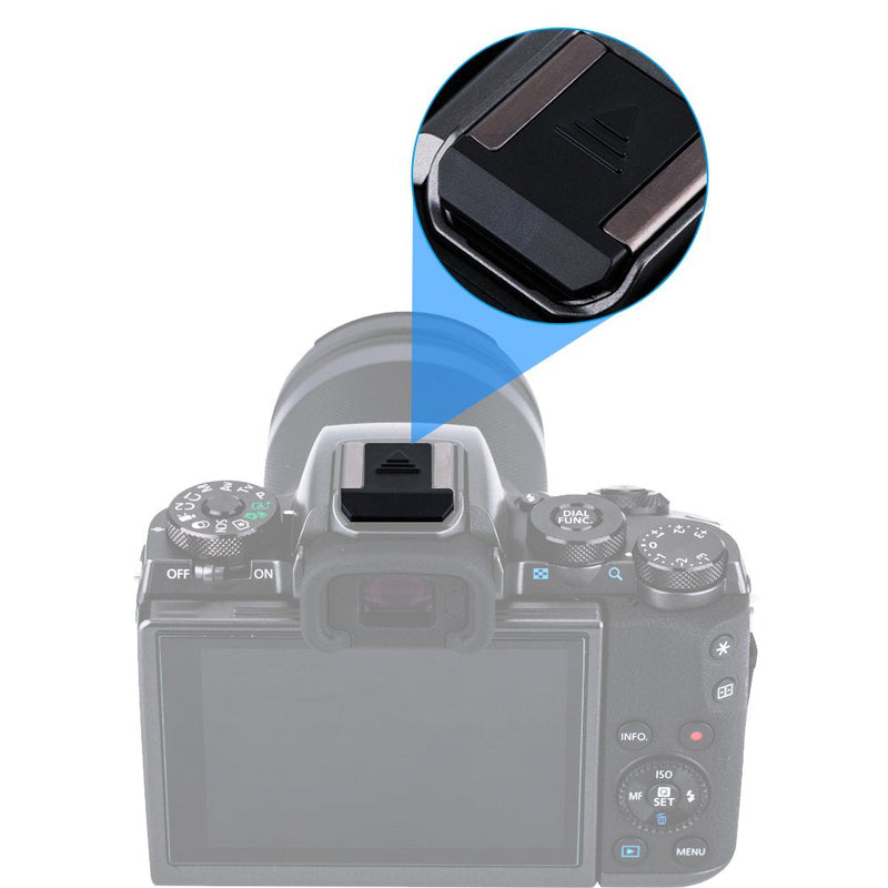JJC 2 PCS Camera Hot Shoe Cover Cap Protector for Canon EOS R100 R5 R6 RP R 7D Mark II 6D Mark II 5D Mark IV III 1D Mark IV M50 M5 Mark II Rebel T8i T7i T7 T6i T6 T5 SL3 SL2 Camera & More-Black For Canon Cameras