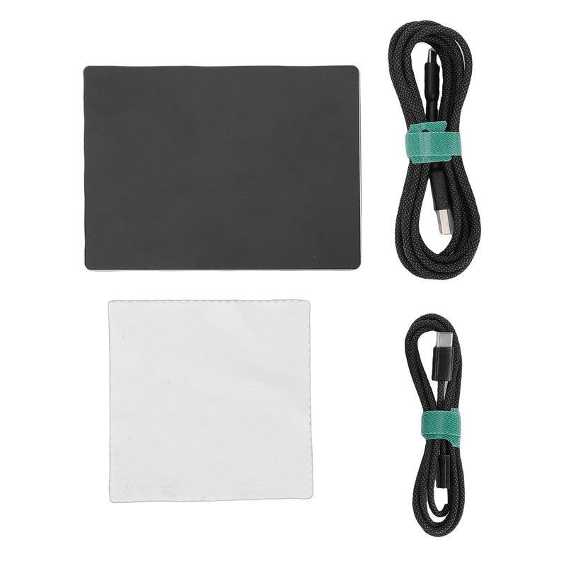 Diyeeni Wired Large USB Trackpad, 5.4" Surface | high-Precision, multi-touch gestures, plug-and-play, Aluminum alloy casing Trackpad Mouse, for Computer DesktopLaptop Black
