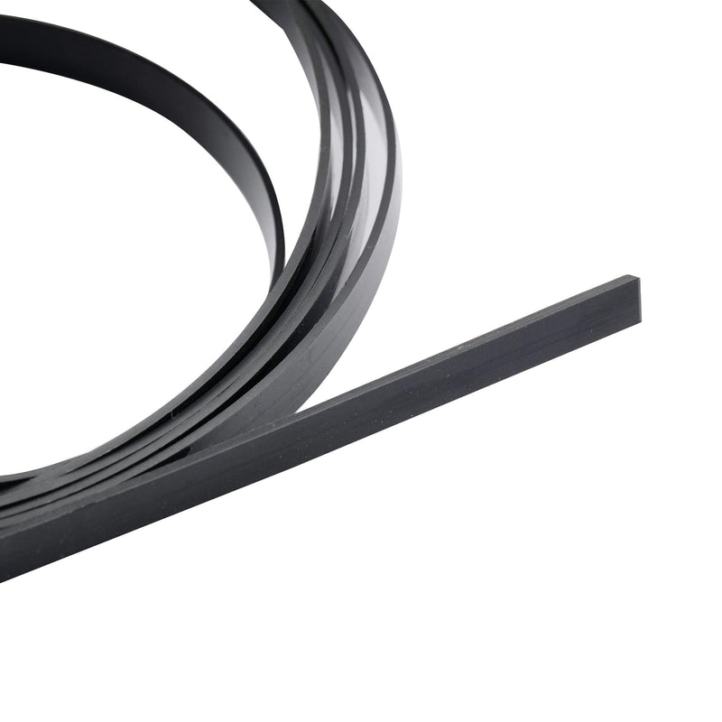 Musiclily Basic ABS Plastic Guitar Binding 1650x6.5x1mm for Acoustic Classical Guitar, Black
