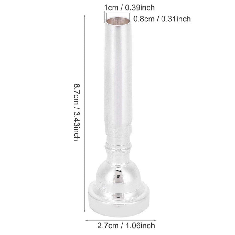 3c Trumpet Mouthpiece Musical Instruments For Bach Conn (Silver)