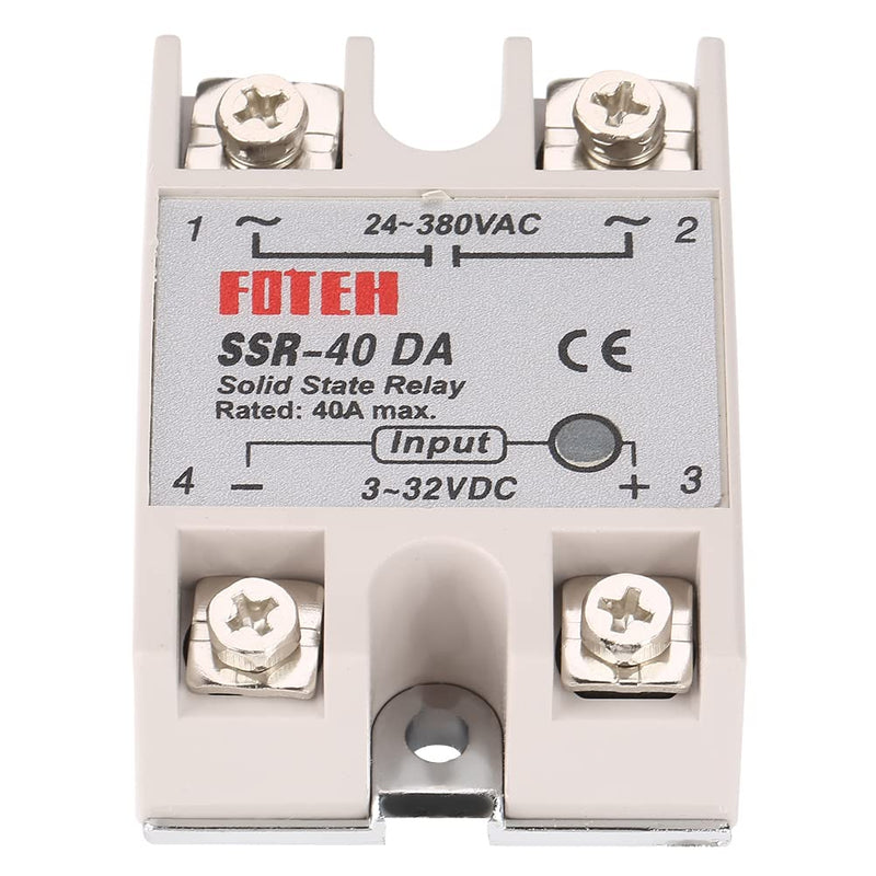Auto modules de relay statique monophasé DC-AC SSR-40DA solid state relay 25a+relay a semi conducteur relay ssr 40a relay 5v 220v ssr relay statique solid state relay 25a solid state relay