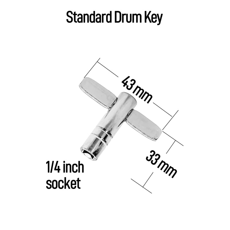 Standard Cymbal Replacement Accessories Set 21pcs - Hi-Hat Clutch, Cymbal Felts, Sleeves, Wing Nuts, Quick release Cymbel Nuts, Drum key & Washers for Drum Set Cymbal (Blue) Blue