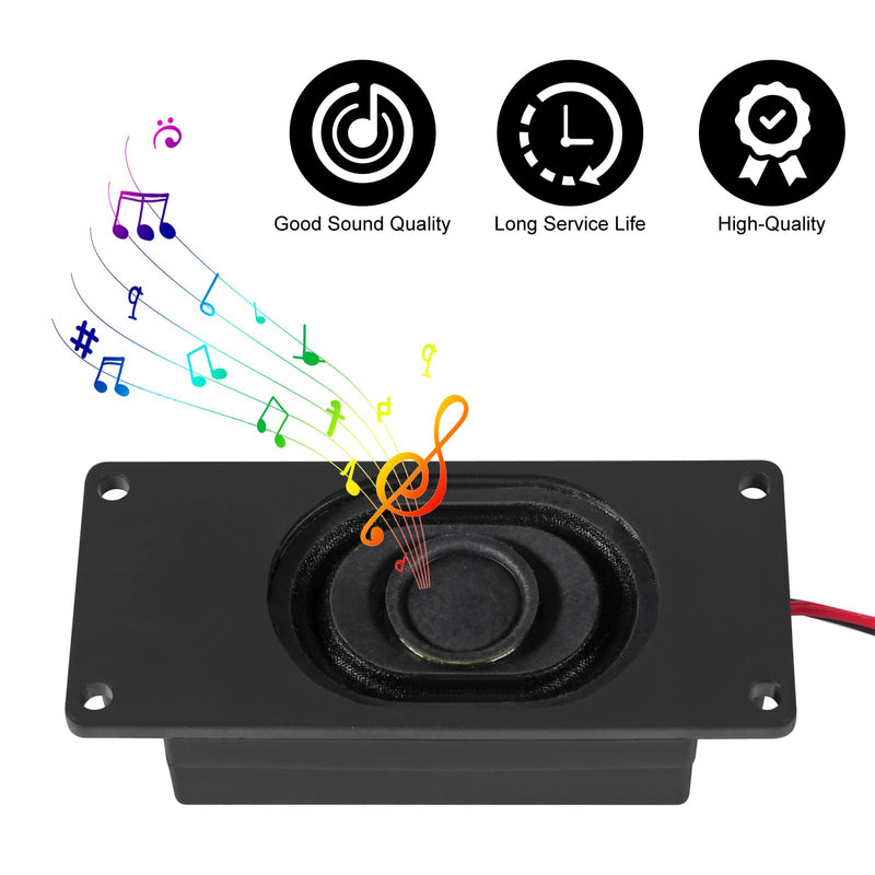 [AUSTRALIA] - 2Pcs Audio Speaker 3 Watt 4 Ohm Speaker 4ohm 3W Loundspeaker JST-PH2.0 Interface Speaker for Small Electronic Projects Advertising Machines LCD TV Monitors 4o 3w jst-ph2.0 