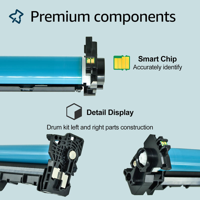 greencycle 051 Drum 2170C001 Compatible Replacement for Canon 051 Imaging Drum CRG051 Drum Unit Kit use for imageClass Pro LBP162dw MF264dw MF267dw MF269dw LBP160 MF260 Printer(2-Pack) Style-1