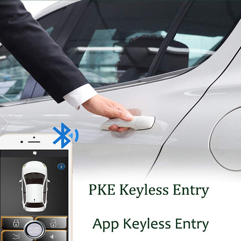 Universal Car Remote Engine Starter Push Engine Start for Car Keyless Entry Lock/Unlock Trunk Release Remote Key or Phone Control Gifts for Man MP900-2