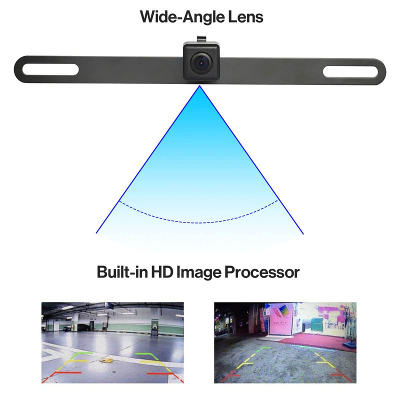 [AUSTRALIA] - ATOTO AC-4486 Waterproof High Definition Hidden/Concealed License Plate Car Rear View Camera 