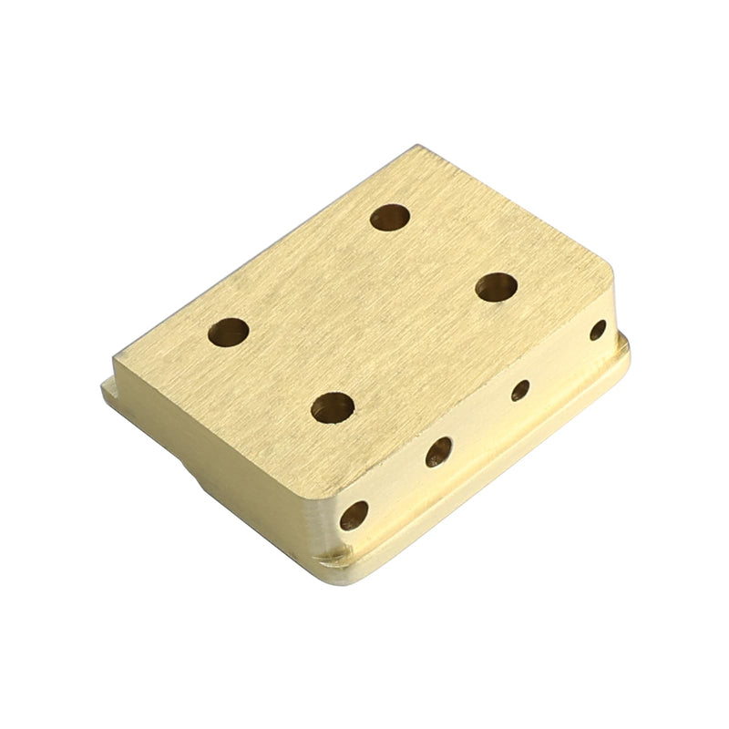 Guitar Bridge String Locks 4 String Bass String Locking Nut Headless Bass Guitar String Lock Brass String Locking for Headless Electric Bass Guitar Replacement Parts （Brass) 4 String Lock Brass natural colour
