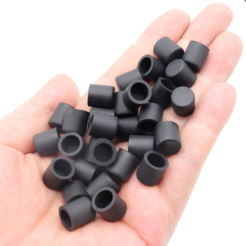 [AUSTRALIA] - 30 pcs Silicone RCA Port Anti-Dust Stopper Cap Dustproof Cover Plug Protector, for Desktops Amplifiers DVD TV etc,Black 