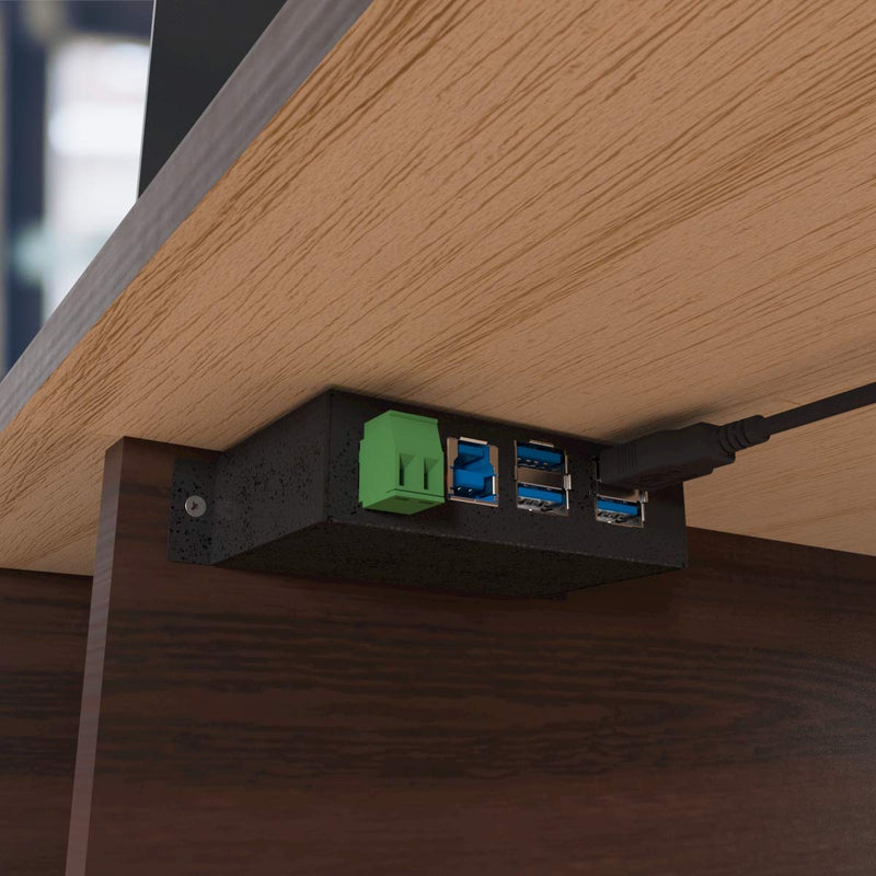 Coolgear 4 Port USB 3.2 Gen 1 Powered Hub w/ESD Surge Protection