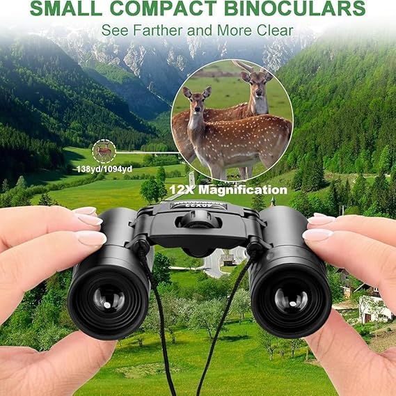 200x25 Binoculars Suitable, Suitable for Adults and Children, for Bird Watching, Hiking, and Concert Tours, with Phone Clip and Stand 200x25