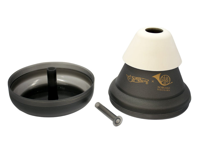 OKURA + MUTE French Horn/Bass Trombone Practice Mute - Black Single Item