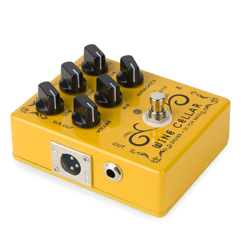 [AUSTRALIA] - Caline CP-60 Wine Cellar Driver Guitar Effects Pedals Classic Tube Bass Amp Guitar Yellow Pedal 