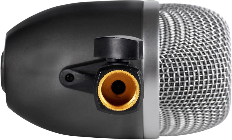 Bass Drum Microphone with Dynamic Pick Up Pattern, Tom Microphone Swivel Adjustable Kick Drum Mic with Durable Steel Mesh Grille Dynamic Instrument Mic