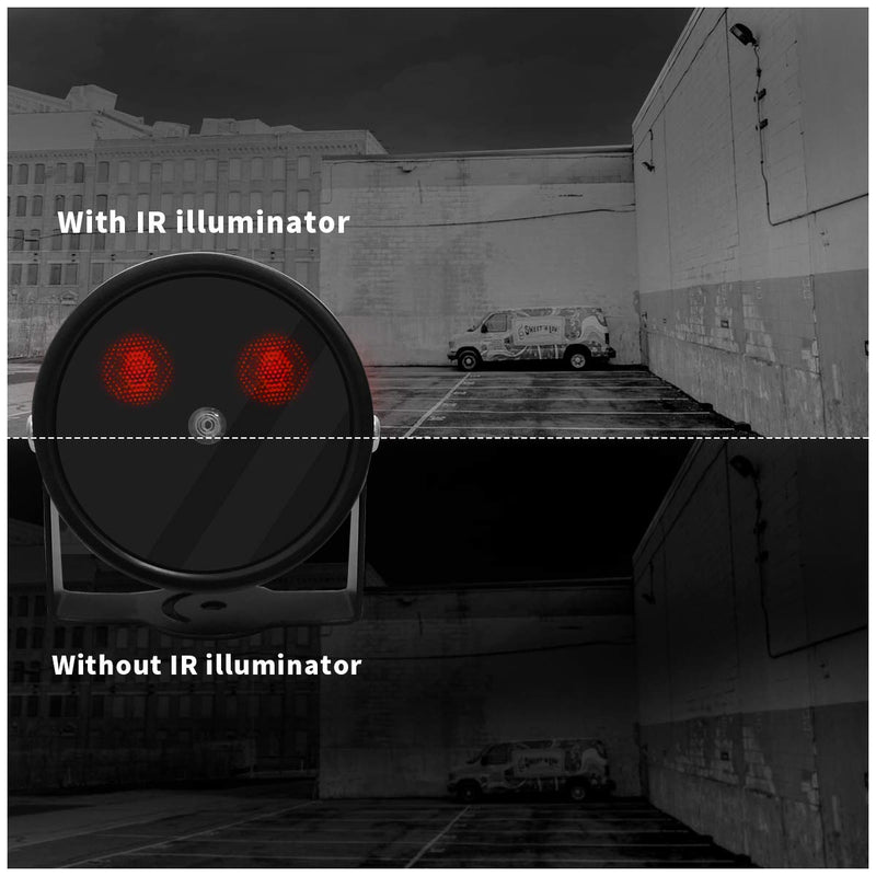(4 LED Waterproof ) IR Illuminator High Power Wide Angle Long Range Infrared Light, 120ft 850nm IR Flood Lights with Power Adapter for Night Vision CCTV & IP Security Camera, Outdoor/Indoor Use 4 Led