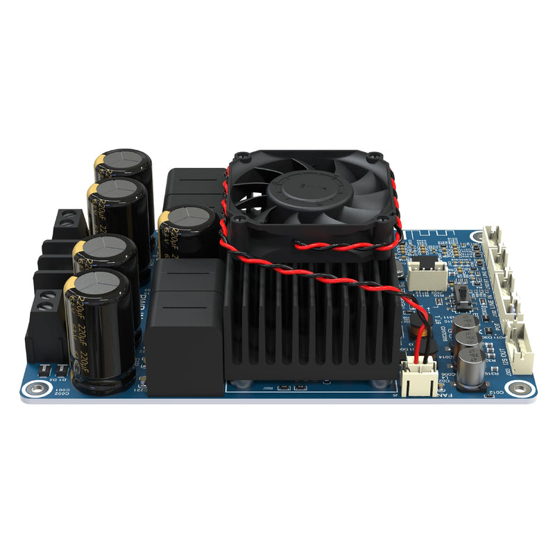 TPA3255 DSP PC UI 300W x 2 Stereo Bluetooth 5.3 High Power Audio Amplifier Board, DC18-48V AUX Input with Volume Control for Home Theater and Speakers DIY BDM8