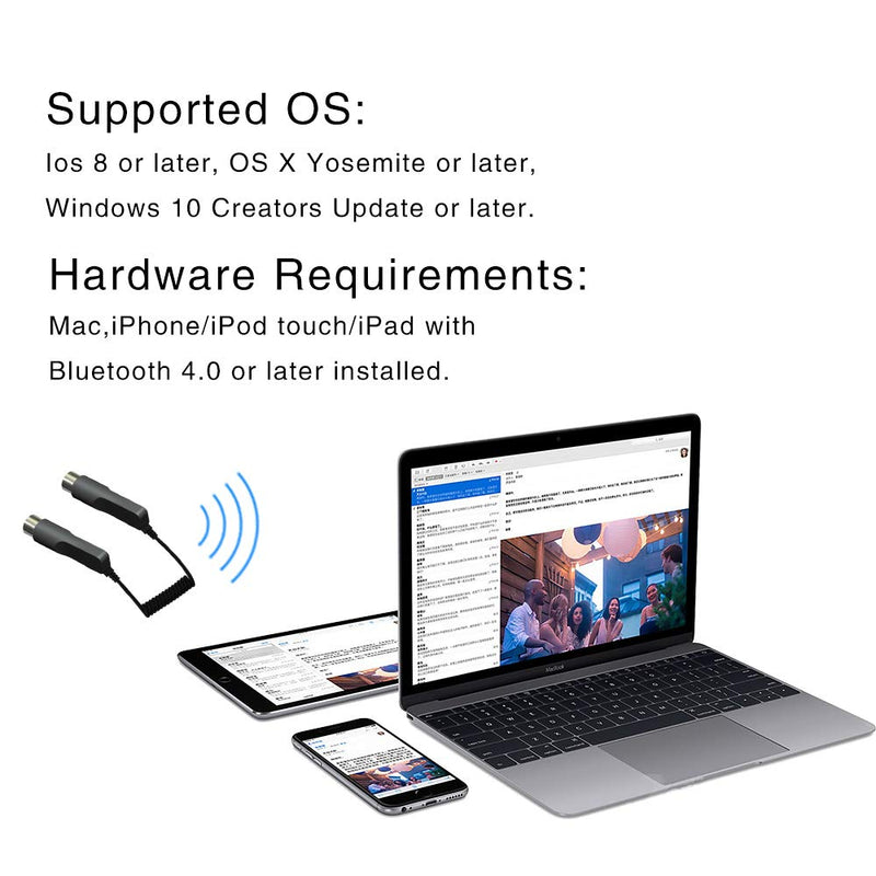 Wireless Midi Bluetooth Adapter for Digital Instrument Connecting with iOS Device
