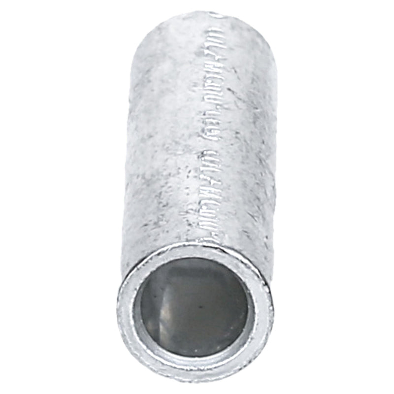 Kalitec L2-M Butt Connectors 10 mm² I Inner Diameter 4.6 mm I Length 25 mm I Crimp Connector with Centre Stop for Conductor Position and Chamfered End I Copper Annealed Tin-Plated Pack of 10