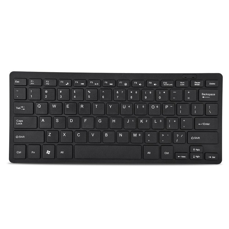 Mini Wired Keyboard,Ultra Thin Full Size USB Wire Corded Keyboard,Portable 78 Keys USB Multimedia Game Office Keyboard, Suitable for PC, Computer, Apple Mac, Laptop, Windows (Black) Black