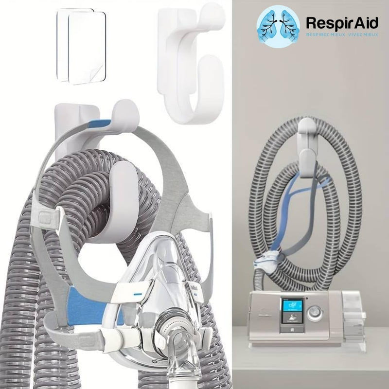 Complete CPAP Cleaning Kit – Compatible with ResMed & AirSense – Includes CPAP Hose, Tube Cleaning Brushes, Mask Wipes Bag, Wall Mounts & Hose Clips