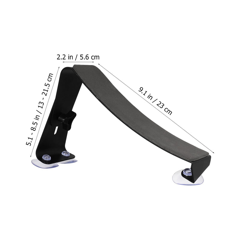 FOMIYES Guitar Support Adjustable Rest Guitar Balance Support Classical Guitar Support Foot Stool, Ergonomic Design Suitable for Classical and Acoustic Guitars, Classical Guitar Leg Rest Black