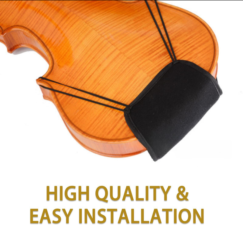 Comfortable 4/4-3/4 Violin Chin Shoulder Rest Pad, Pure Cotton Violin Support Pad Accessory for Enhanced Playing Experience