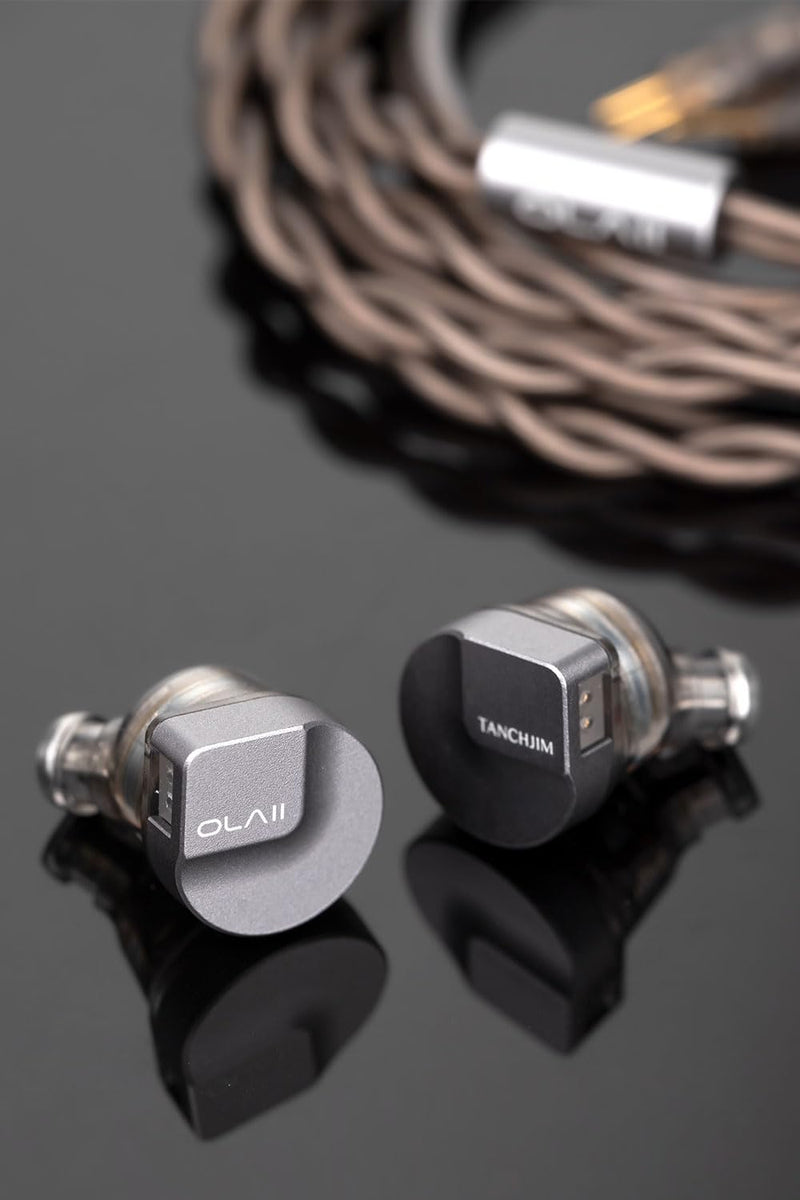OlaⅡ1DD+1BA Hybrid Wired Earbuds, Lightweight IEM, Type C with Mic | DMT5 Dual-Magnetic-Circuit Dual-Chamber Dynamic Driver, PURE Hi BA, Coaxial Acoustic Structure, App Control, Upgraded DSP