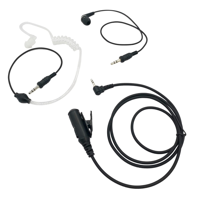1 Pin 2.5mm Jack Ptt Mic Earpiece Headset Ear Piece Earbud for Motorola Talkabout Walkie Talkie mh230r fr60 mr350r t470 t380 t100 t200tp t260tp t2xx t460 t600 h2o t605 t7100 t472 t800 t6530