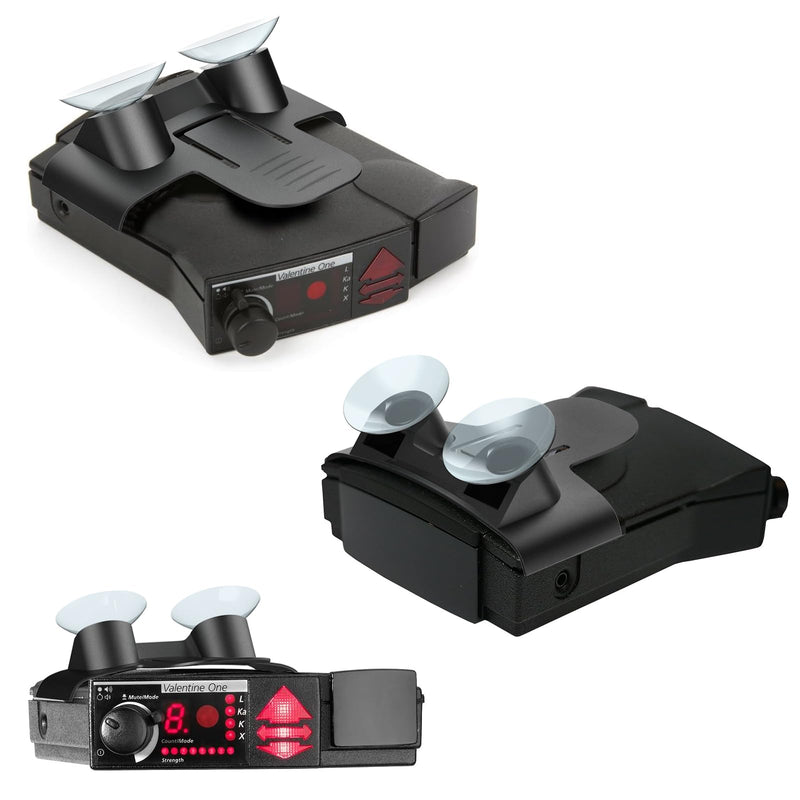 Ramtech Car Windshield Suction Cup Mount Holder Compatible with Valentine One V1 Gen1 Radar Laser Detector, WMV1K(Cradle+10 Suction Cups)