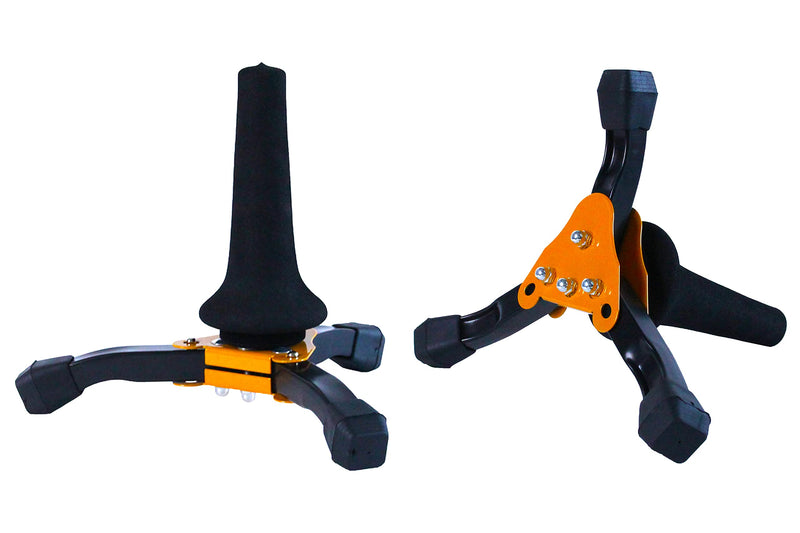[AUSTRALIA] - GEEK Portable Soprano Saxophone Stand Foldable Soprano Sax Stand Solid Steel Stable Tripod Stand for Soprano Saxophone YAMAHA YDS-150 