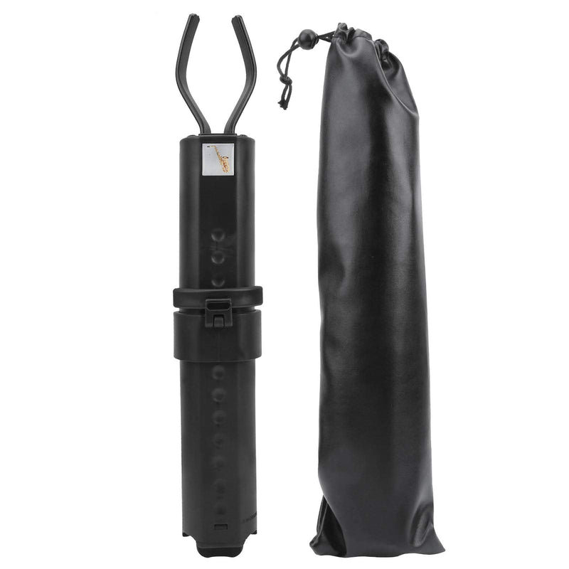 Alomejor Saxophone Stand Portable Saxophone Folding Rack Display Holder Metal Legs Rack Tripod Storage Accessories Tenor / Soprano Saxophone Stand