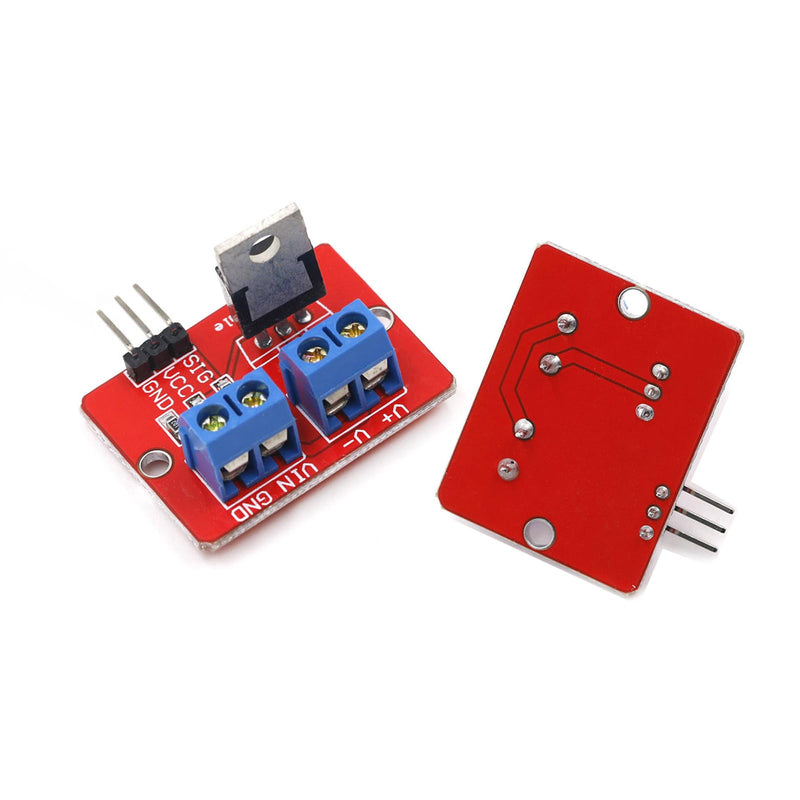 6pcs MOSFET Driver Module 3.3V / 5V MOSFET Driver Modules PWM Driver Boards LED Output 0-24V Button Drive