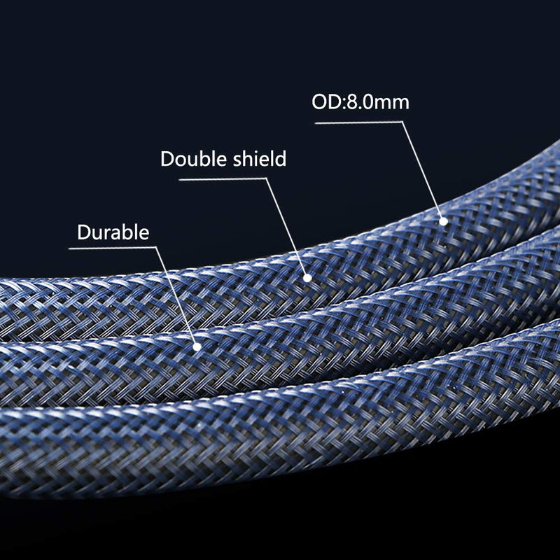SKW Single OFC Balanced XLR Male to XLR Female 3 PIN Microphone Cable (4.9ft, 1.5M) 4.9ft (1.5m)