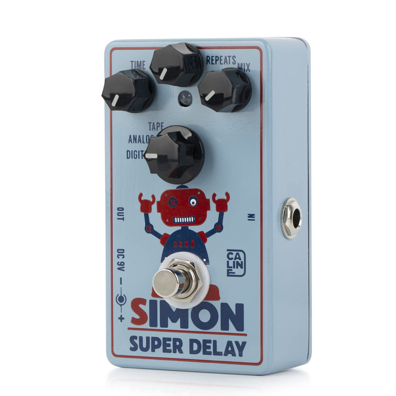 Caline CP-513 Simon Super Delay Guitar Effect Pedal with Digital, Analog and Tape options