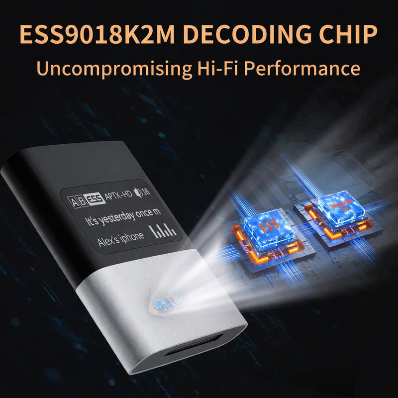 [AUSTRALIA] - Bluetooth Adapter Receiver for Bose iPod Sounddock and 30 pin Music Docking Station with OLED Display, 3.5mm AUX 