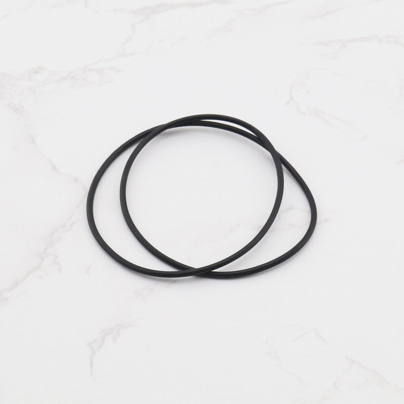 2pcs Turntable Drive Belt Elasticity Belt Record Player Belt Replacement Rubber Belt Compatible with Rega Turntables Wire Diameter 1.8mm Inner Diameter 109mm