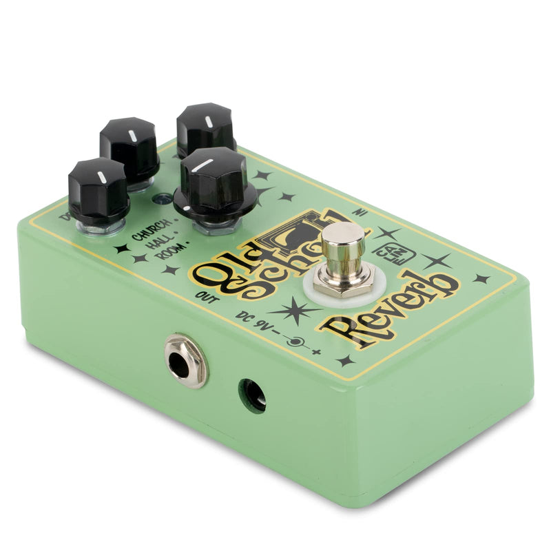 Caline CP-512 Old School Digital Reverb Guitar Effects Pedal (Room, Hall, Church) Aluminum Alloy Casing