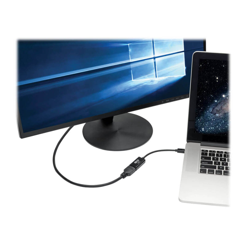 TRIPP LITE Mini DisplayPort 1.2 to HDMI Adapter Converter Active mDP to HDMI Thunderbolt 1 & 2 M/F 6in (P137-06N-HD4K6B)