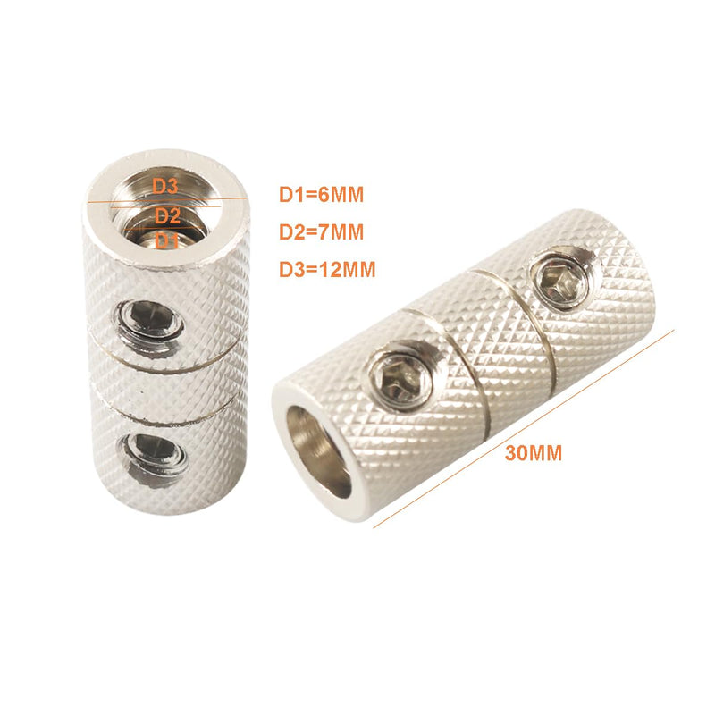 16 mm² Butt Connector Car Audio Amplifier Battery Crimp Connector 6AWG Cable Connection with Hose 4 Pieces 16mm² Stoßverbinder