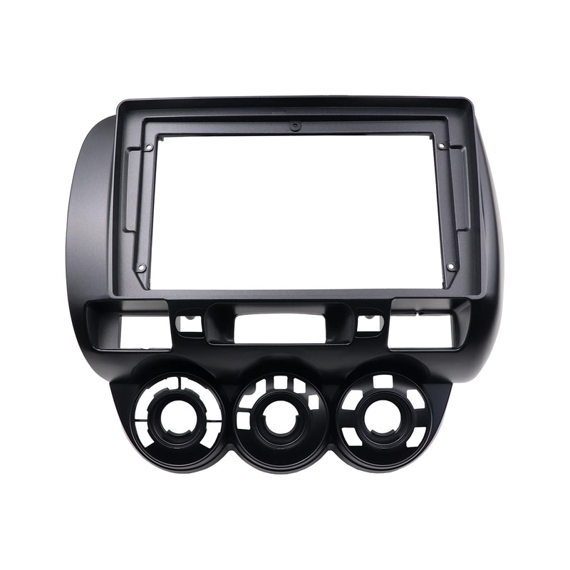 Stereo Bezel for Honda Fit 2007-2008 (American Version) Dash Installation Mount Trim Kit Fits 9" and Double Din Radio with Wiring Harness
