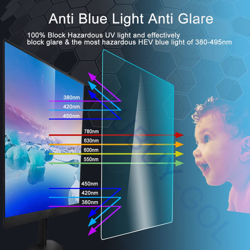 11.6" Laptop Screen Protector Blue Light Glare Filter (10.1" x5.7"/W x H) for with 11.6 Inch 16:9 Aspect Ratio Screen HP/Dell/Sony/Samsung/Lenovo/Acer/MSI/Razer Blade/LG Gram 11.6" Laptop 10 1/8 x 5 11/16 Inch